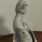 Glazed stoneware sculpture "The Guardians of Hearts"