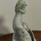 Glazed stoneware sculpture "The Guardians of Hearts"