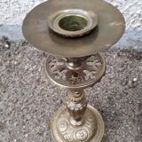 Pair of bronze candlesticks