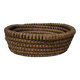 Ancien panier a pain - panière boudin tressé de paille vintage