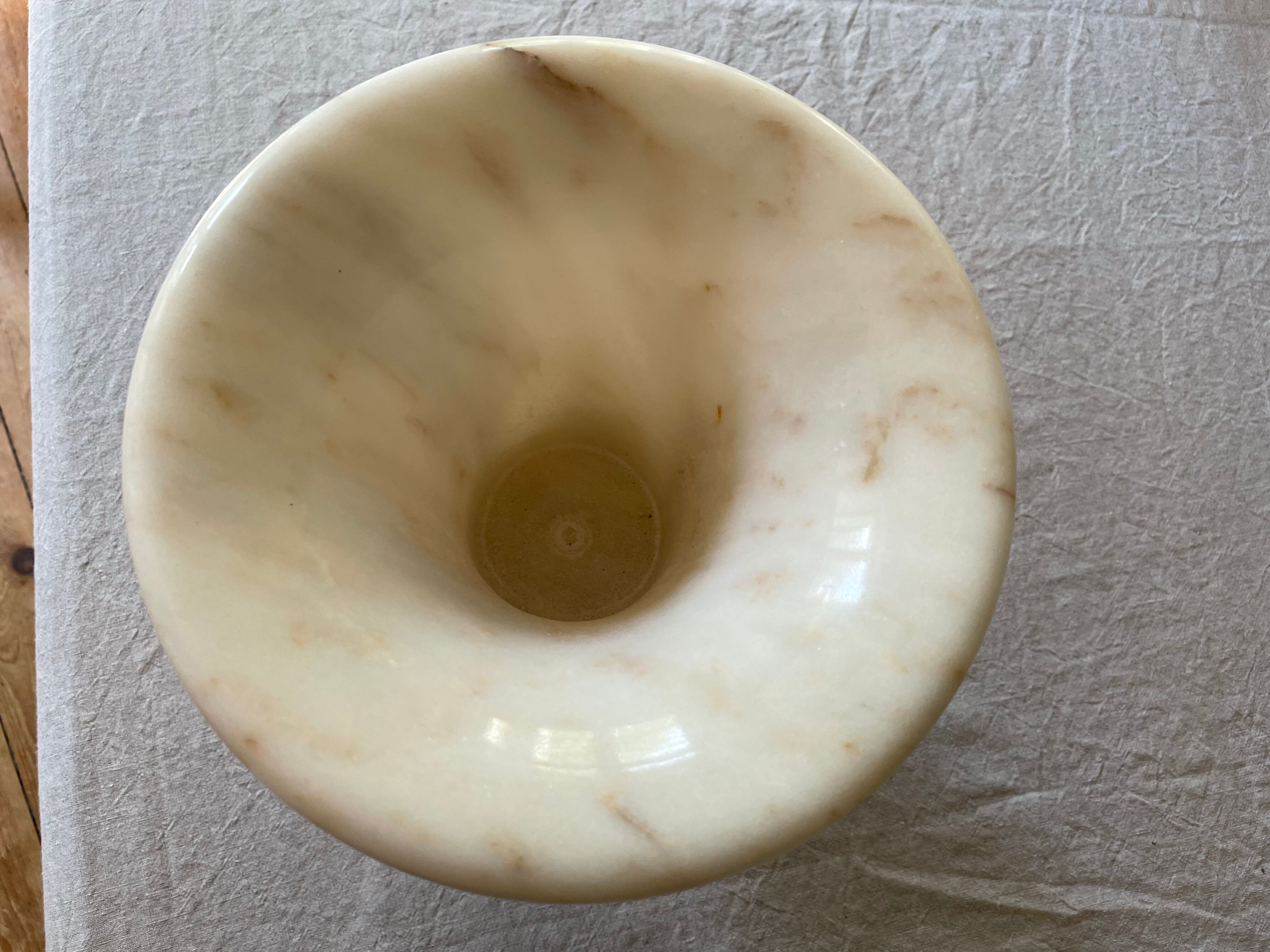 Medici vase in white marble