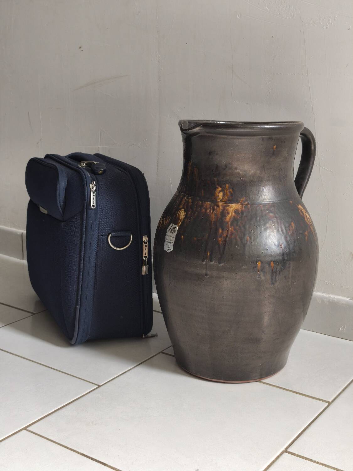 Pichet grès flammé Saint Amand