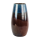 Ceramic vase with blue and brown glaze by an unknown Danish artist
