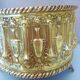 Old planter, repelled brass, nineteenth century, antique décor