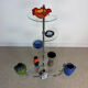 Art Deco shelf in glass and chrome metal