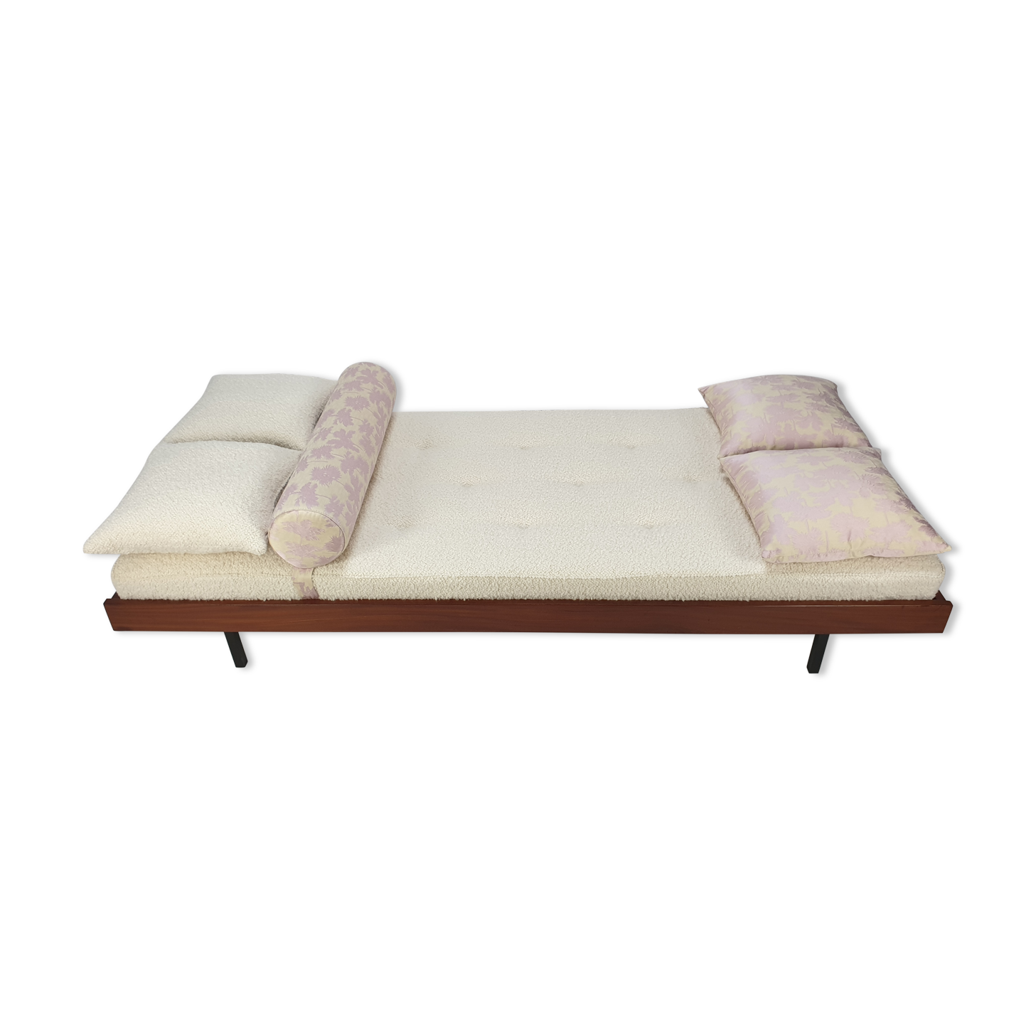 Teak Daybed with Dedar Cushions, 1960s