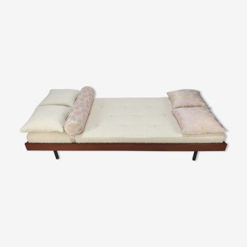 Teak Daybed with Dedar Cushions, 1960s