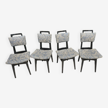 Set de 4 chaises vintage design 1960