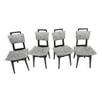 Set of 4 vintage designer chairs 1960