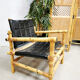 Ensemble de 3 fauteuils de safari suédois de conception de midcentury et ottoman