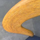 Stackable chairs and table German Lotus by Hartmut Lohmeyer for Kusch+Co, set of 3.