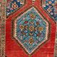 Tapis ancien persan nord ouest pour couloir fait main 107x325 cm