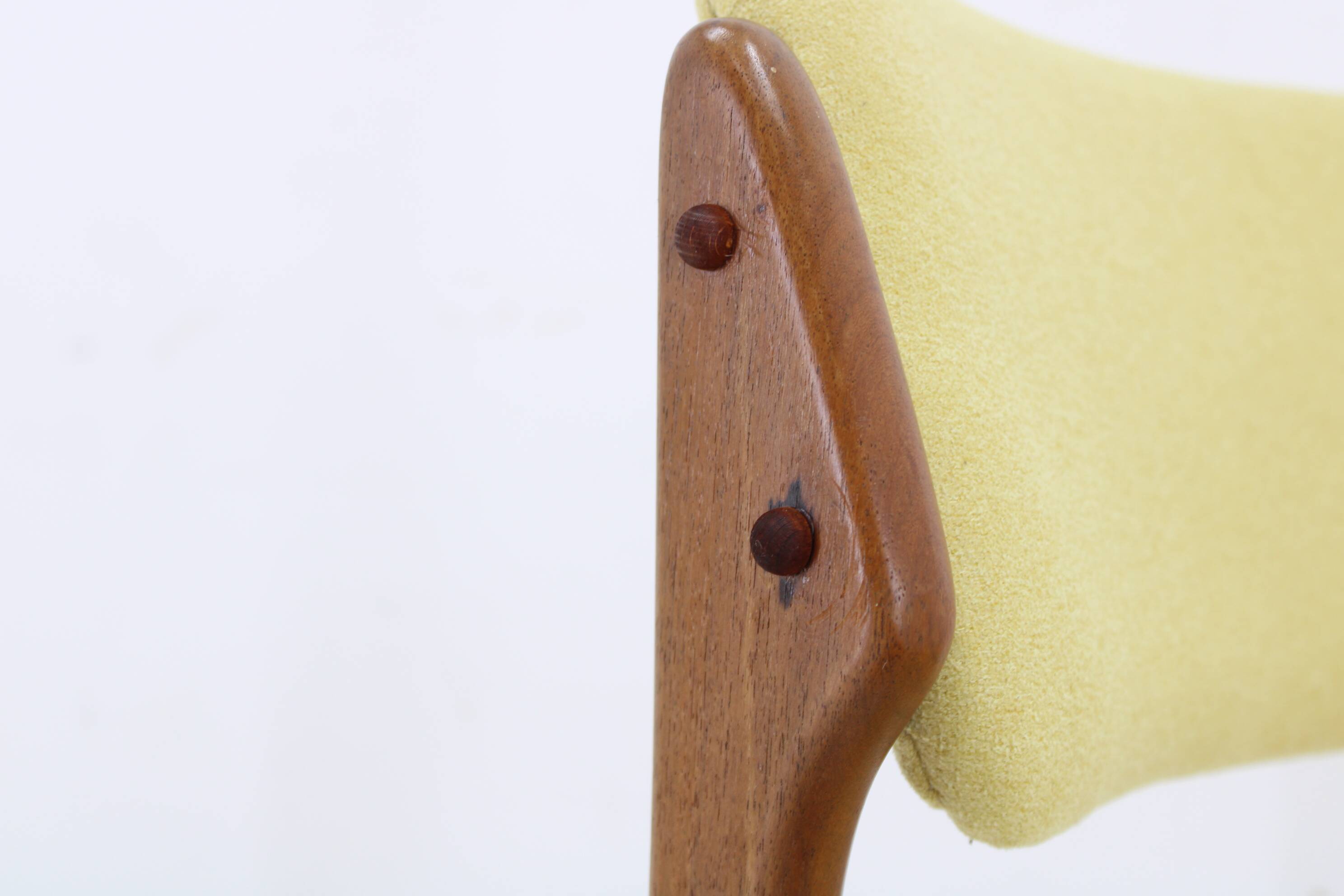 1960s Erik Buch Set of Six Restored Teak Dining Chairs, Denmark