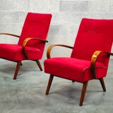 Paire de fauteuils 6952 par Jaroslav Smidek pour Ton, ex Tchécoslovaquie