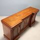 Victorian buffet in mahogany with 3 drawers, Italy, 19th century.