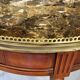 Louis XVI marble bottle table