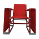 Fauteuil tissé en nylon rouge