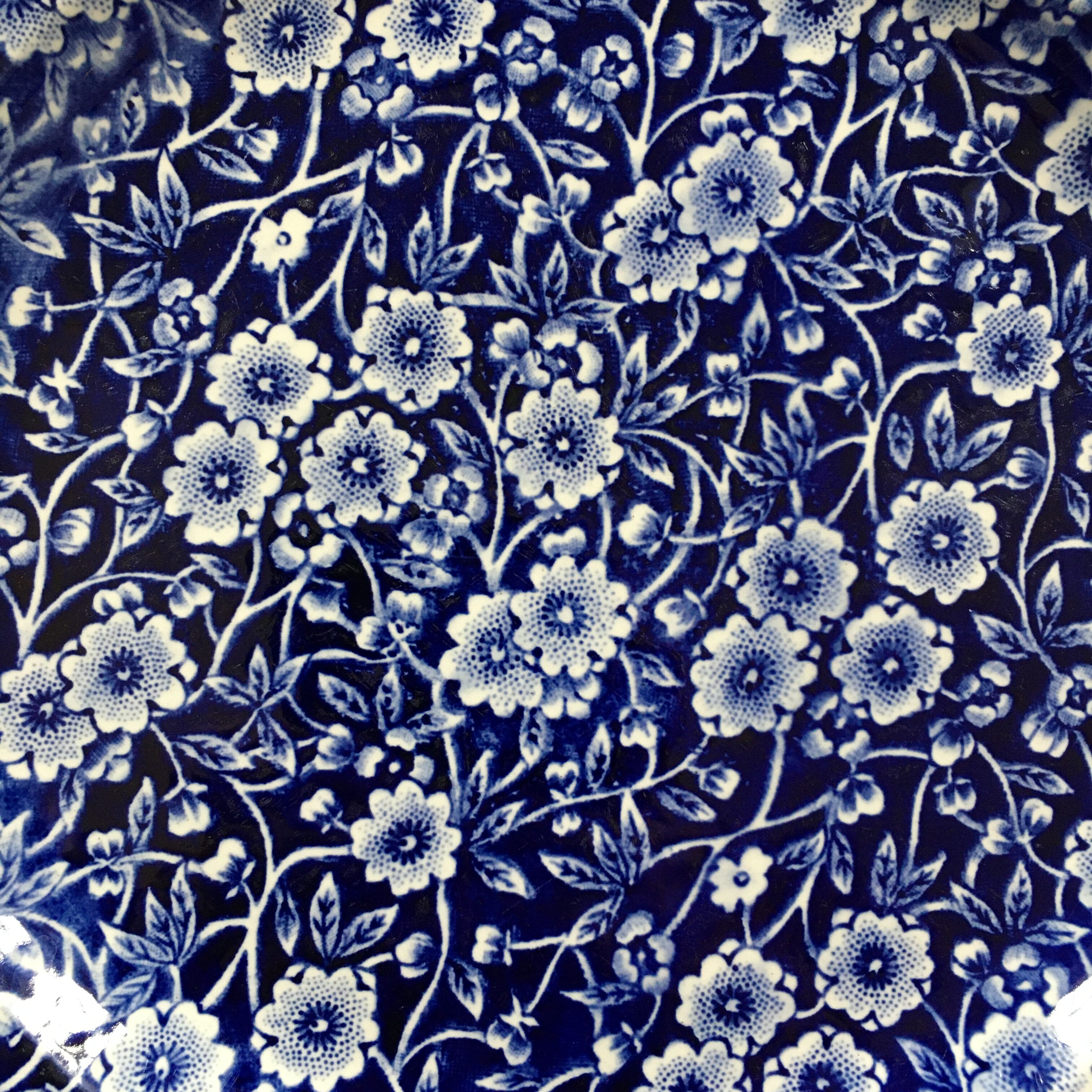 Blue Liberty Style English Plate