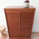 Double curtain binder