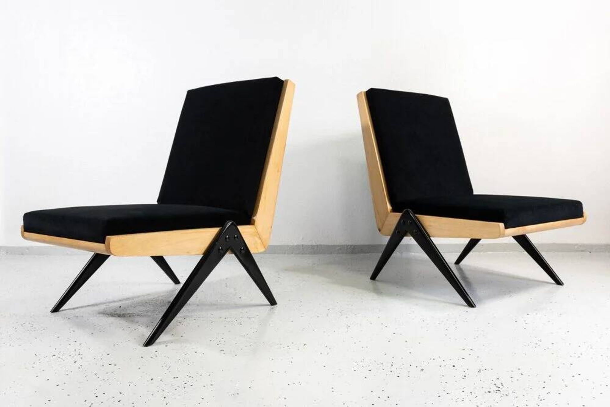 Modernist Chairs, Type 1312 By Slupskie Furniture Factory, Poland, 1960s