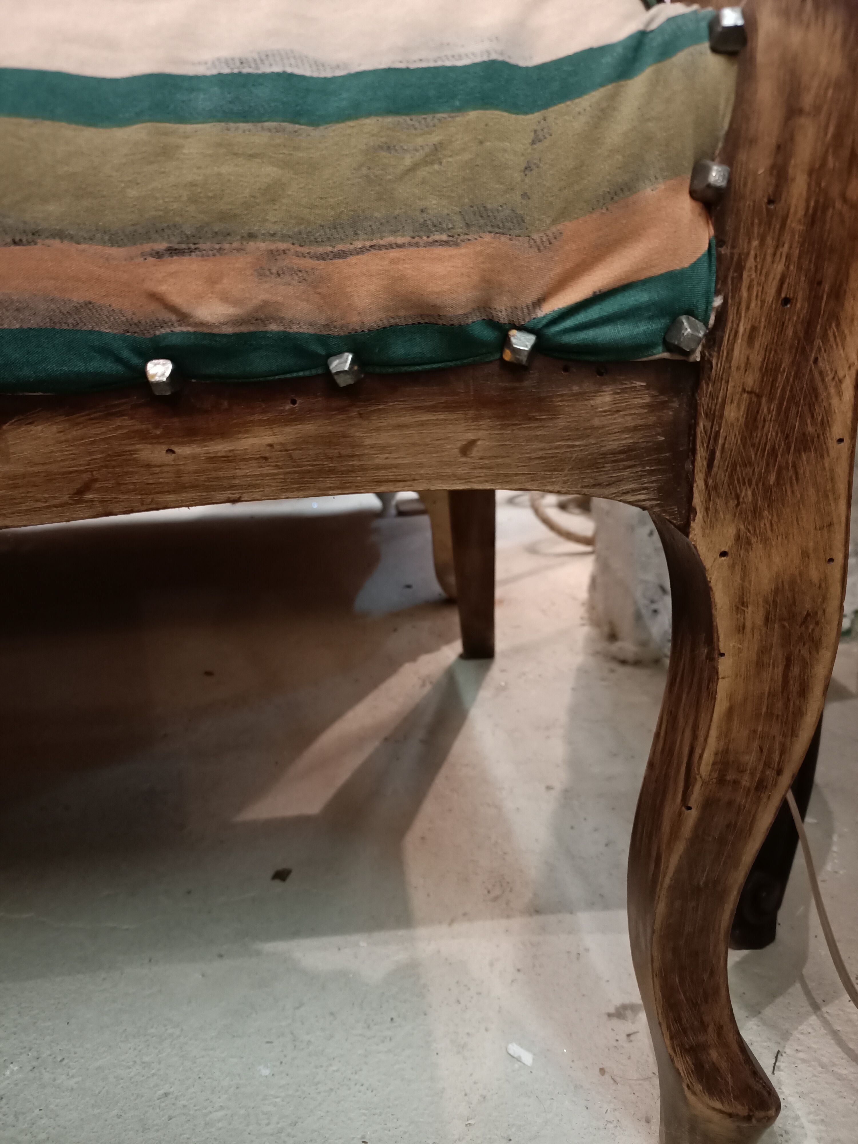 Restored Provencal bench