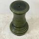 Green glazed ceramic stand