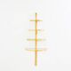 Neoclassical half-moon shelf Maison Jansen bronze and mirrors 1932