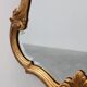 Florentine Style Giltwood Mirror with Acanthus Crest and Bevelled Glass, It