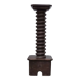 Antique wooden screw