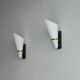 1950s wall sconces - Plexiglass and brass - wall sconces - Stilnovo Arteluce Stilux