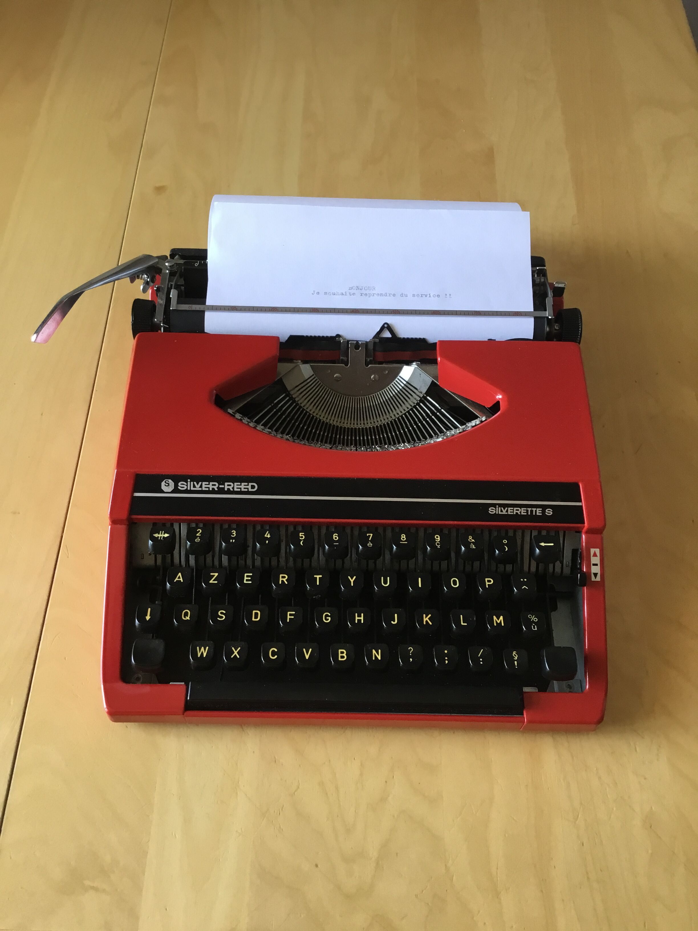 Seiko Sylverette S Typewriter