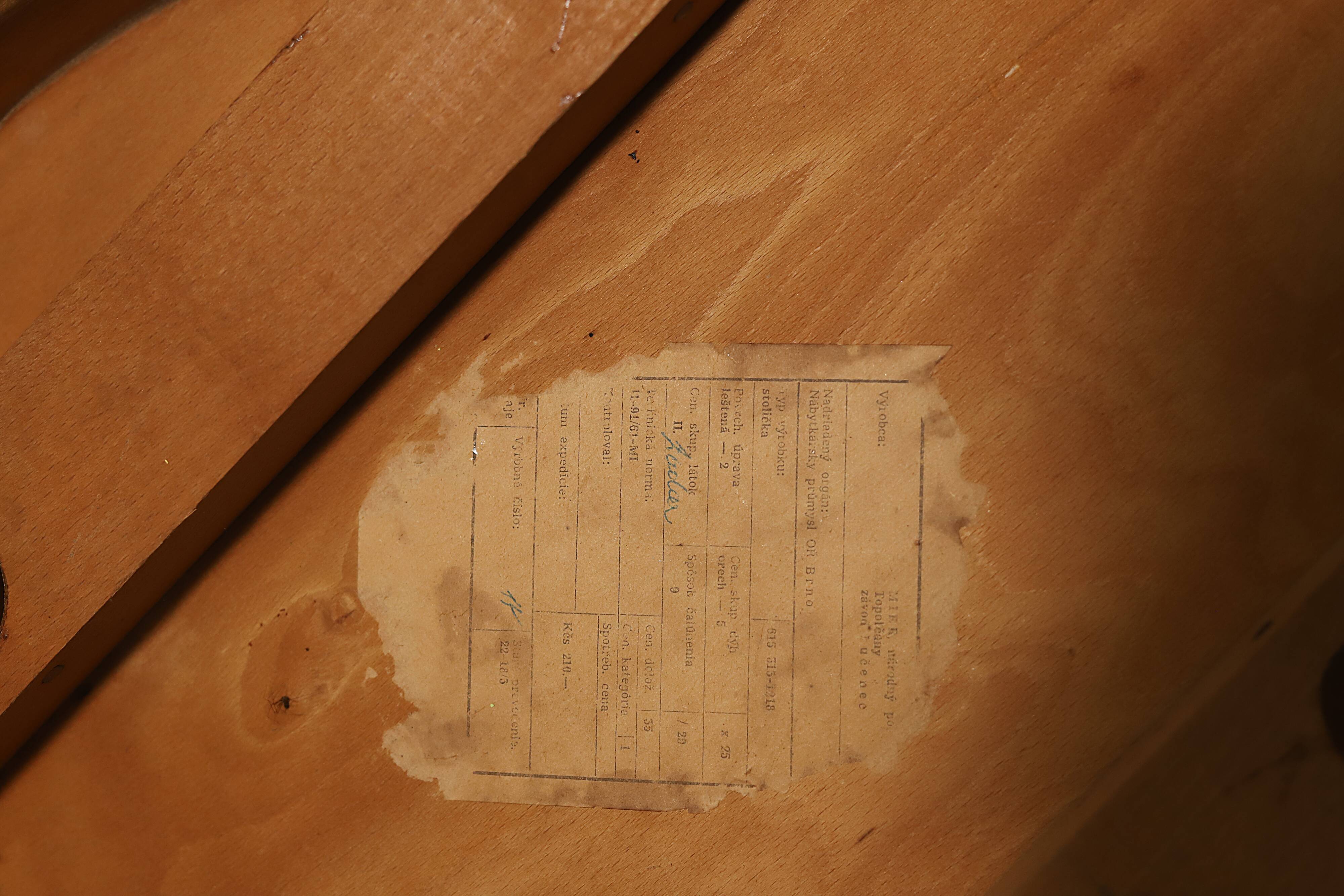 Mid century color dining chairs  1960´s, Czechoslovakia, set of 18