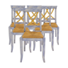 6 chaises de style provençal  paillées