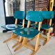 Chaise enfant Casala vintage bleu/vert