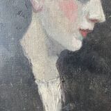 Old portrait painting