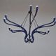Vintage 1990s design to 12 lights chandelier