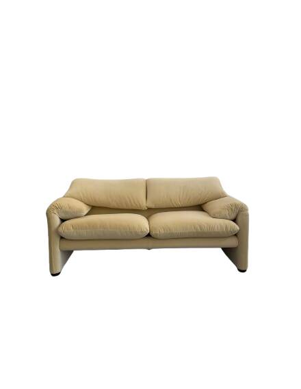 Maralunga 2-seater sofa by Vico Magistretti for Cassina