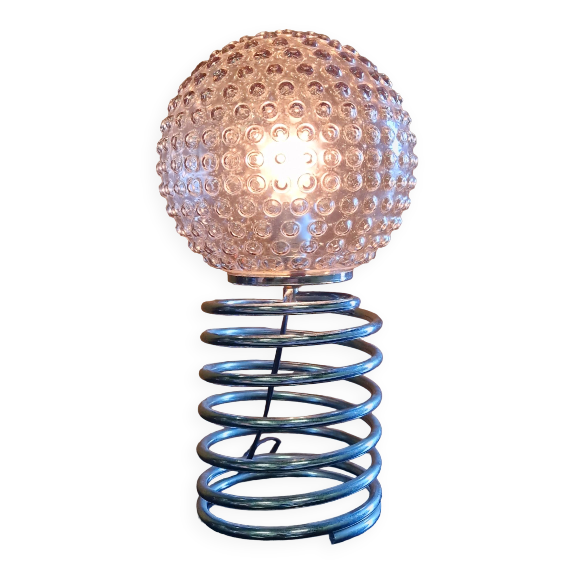 Mid century spiral table lamp, Germany 1960s