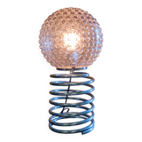 Lampe de table vintage en spirale, Allemagne 1960