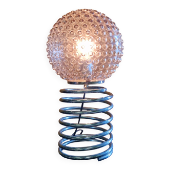 Lampe de table vintage en spirale, Allemagne 1960