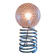 Mid century spiral table lamp, Germany 1960s