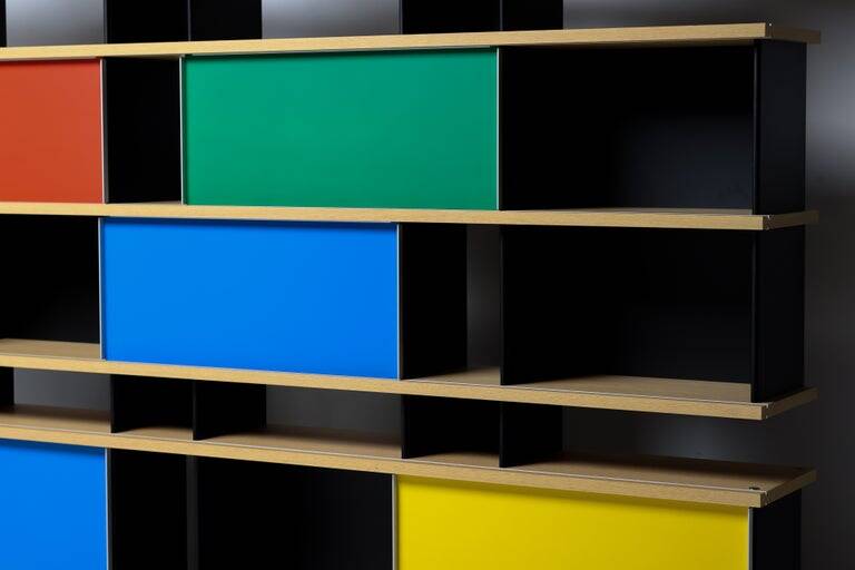 Cassina "Nuage" shelving unit by Charlotte Perriand — numbered edition no. 695