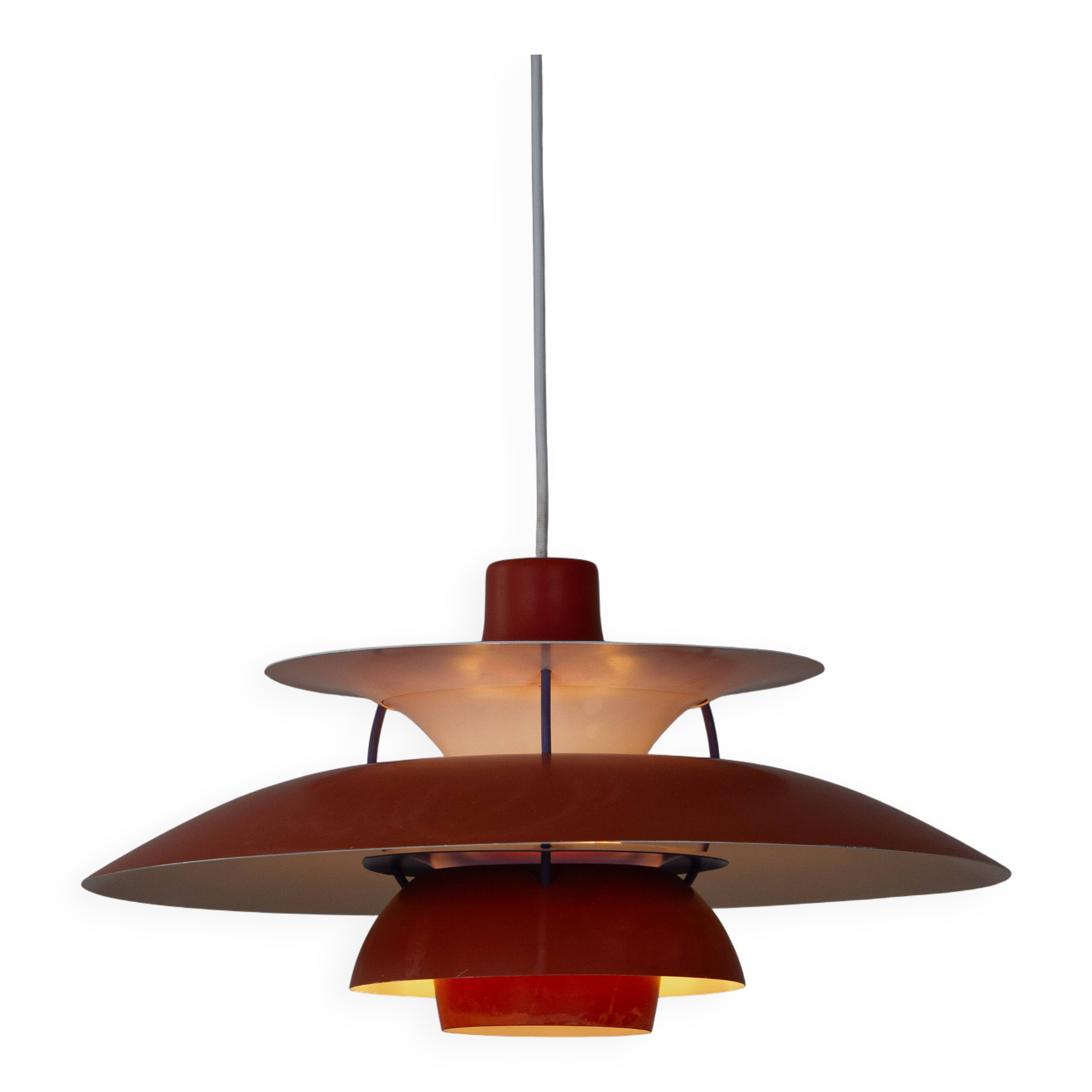 Danish vintage PH 5 pendant lamp by Poul Henningsen, Louis Poulsen, 1958