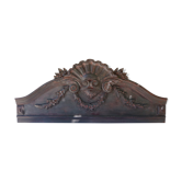 Patinated pediment