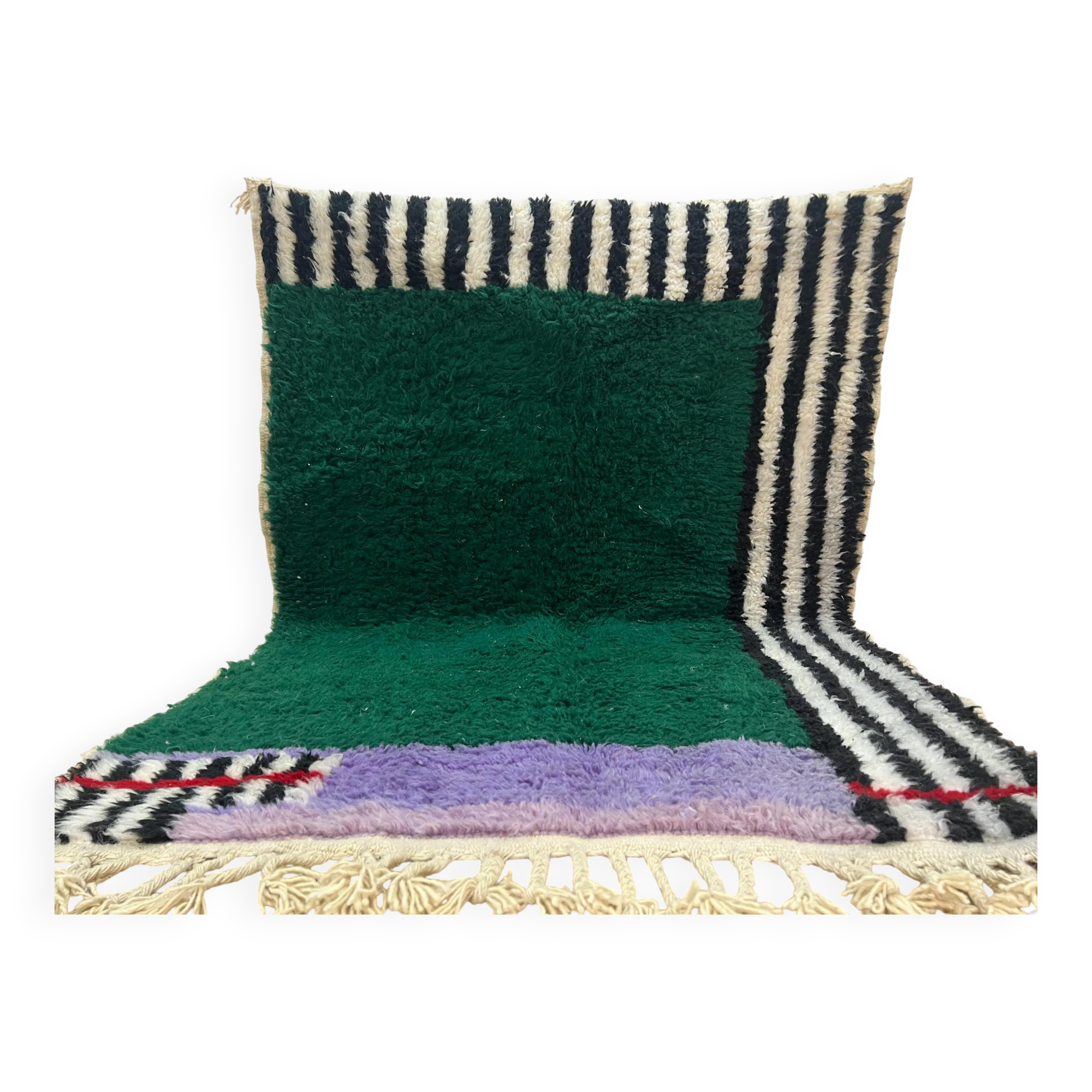 Handmade artisanal Berber rug 3x2 m