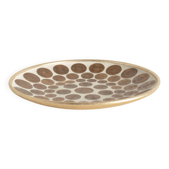 Vintage Swedish Copper Coin Plate