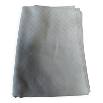 Nappe fil damassé 140 X 200 cm linge ancien