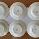 6 large antique deep plates in Sarreguemines earthenware