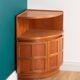 Retro Teak 1960s Nathan Corner Cabinet, Lamp Table, Bar