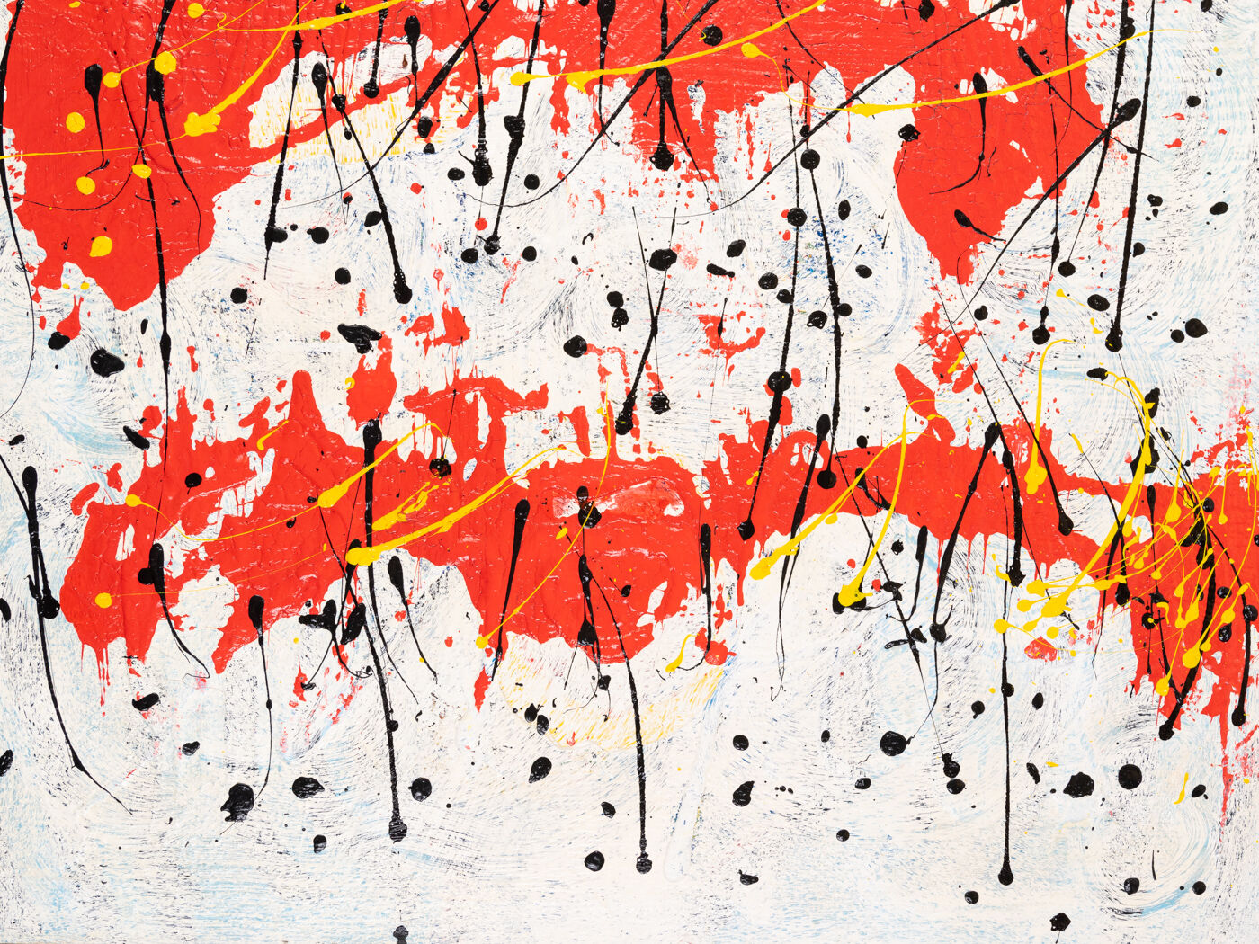 Abstract Composition I, Oil/Acrylic on Canvas, 82 x 103 cm